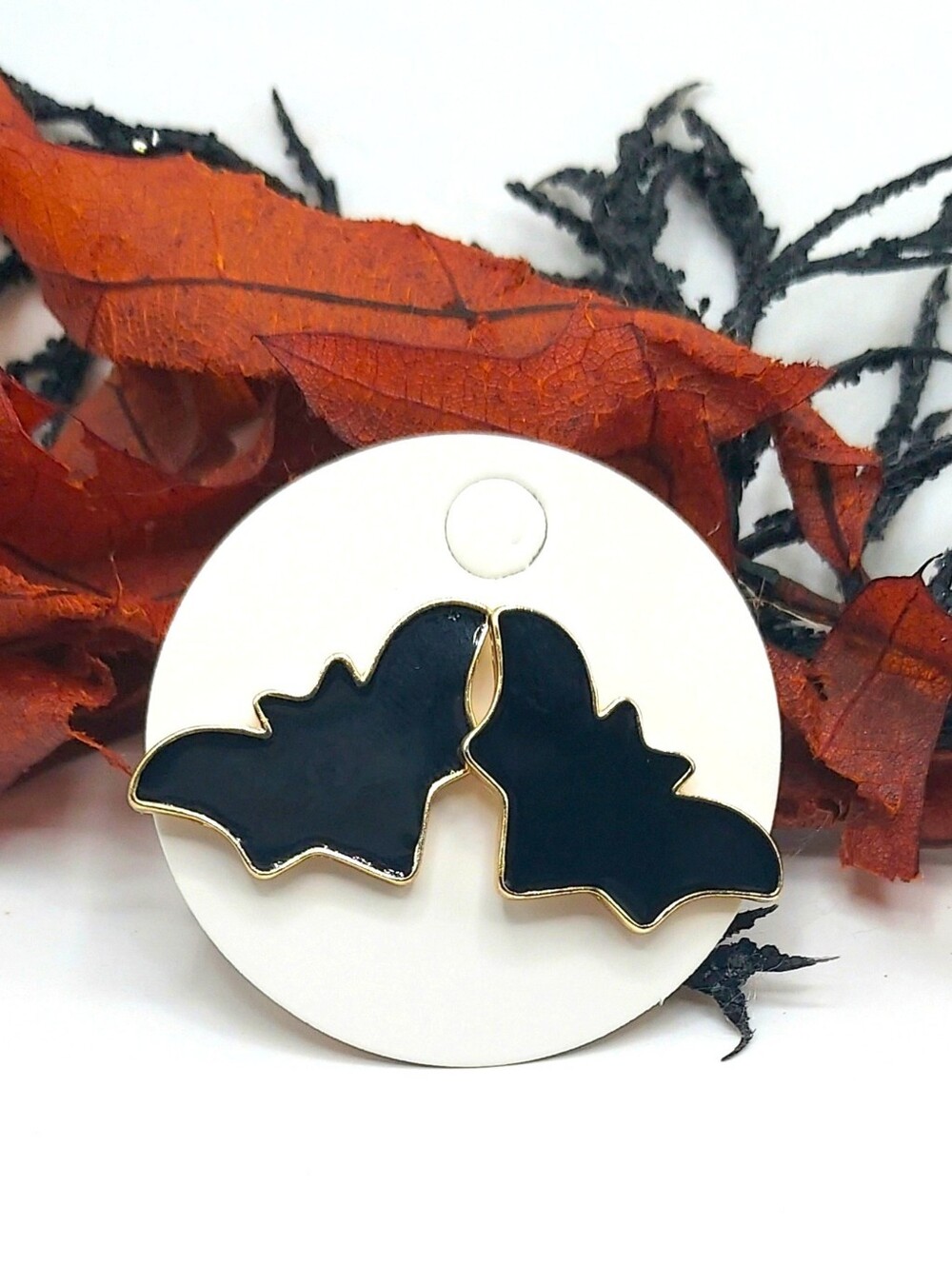 Halloween Earrings Black Bat NWT, Offers Welcomed!🖤